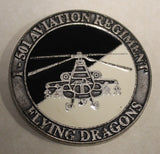 501st Aviation Regiment 1st Battalion Flying Dragons Army Challenge Coin