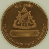 Transportation Corps Regiment Command Sergeant Major Army Challenge Coin