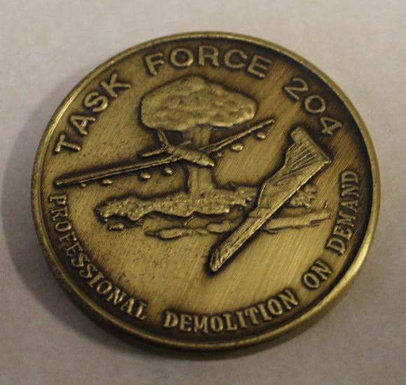 8th / Eighth Air Force Task Force 204 TF-204 TF-Bomber Nuclear Deterrence Thru Strength Air Force Challenge Coin