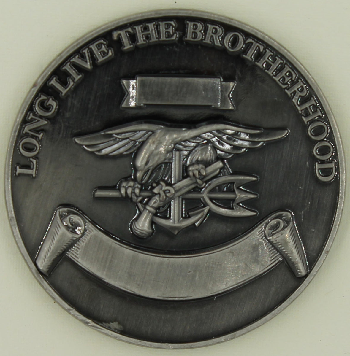 Naval Special Warfare SEAL Team Four/4 Black Nickel LLTB Challenge Coi ...