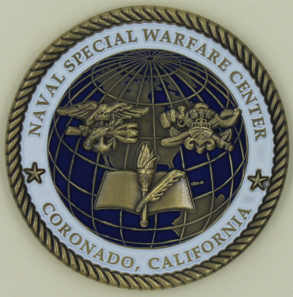Naval Special Warfare Center Commodore SEAL Challenge Coin