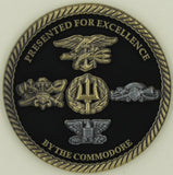 Naval Special Warfare Center Commodore SEAL Challenge Coin