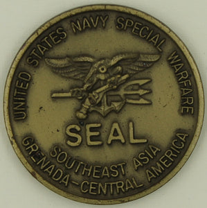 Naval Special Warfare SEAL/UDT engraved: RBD Challenge Coin