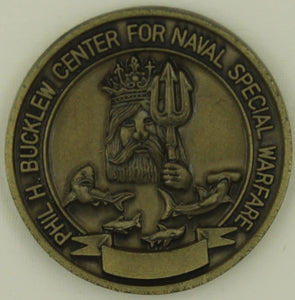 Phil H Bucklew Center For Naval Special Warfare SEAL Challenge Coin