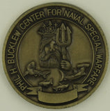 Phil H Bucklew Center For Naval Special Warfare SEAL Challenge Coin