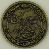 Phil H Bucklew Center For Naval Special Warfare SEAL Challenge Coin