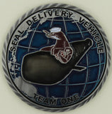 Commander SEAL Delivery Vehicle Team One SDVT-1 Navy Challenge Coin