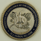 Commander DJ Huber Naval Special Warfare Group 2 / Two Logistics and Support SEAL Challenge Coin