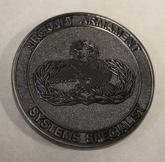 Aircraft Armament / Weapons System Specialist 462 / 2W1 Air Force Challenge Coin