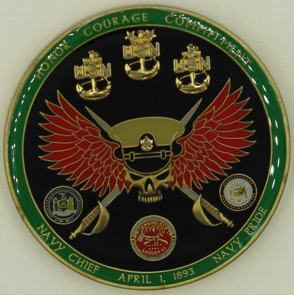 USS Michael Murphy SEAL Delivery Vehicle Team One SDVT-1 CPO Mess Challenge Coin