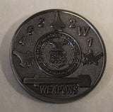 Aircraft Armament / Weapons System Specialist 462 / 2W1 Air Force Challenge Coin