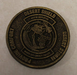 494th Tactical Fighter Squadron F-111 Aardvark Dessrt Shield / Storm Air Force Challenge Coin