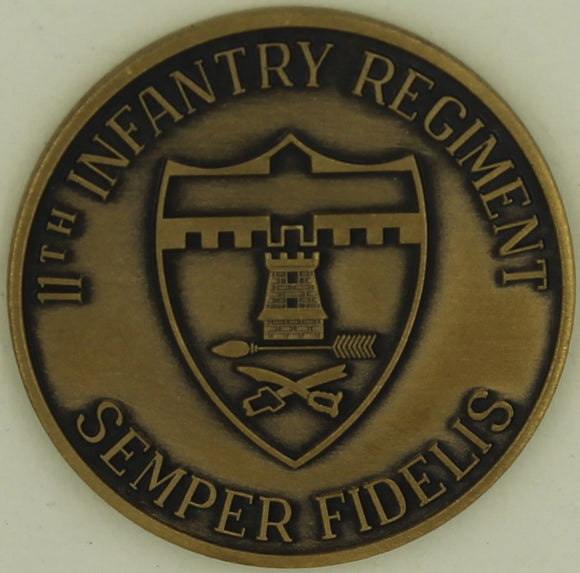 11th Infantry Regiment 507th PIR 1st Battalion Army Challenge Coin