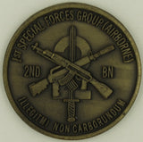 1st Special Forces Group Airborne 2nd Battalion SH Version Army Challenge Coin