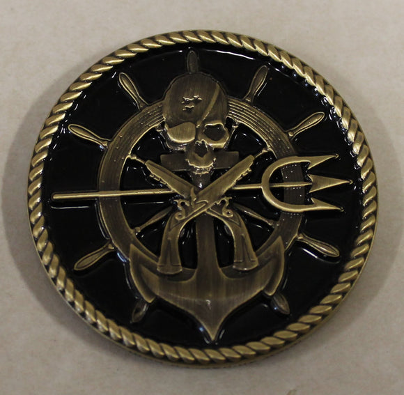 Naval Special Warfare Unit Four / NSWU-4 Homestead Florida SEAL Navy Challenge Coin