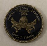 Naval Special Warfare Group Three / 3 NSWG-3 Navy SEAL Challenge Coin