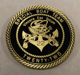 Special Boat Team Twenty-two / SBT-22 Naval Special Warfare SEAL Navy Challenge Coin