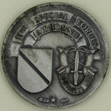 11th Special Forces Group Airborne Train Advise Assist Silver Finish Army Challenge Coin