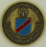 20th Special Forces Group Airborne Army Challenge Coin