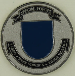 19th Special Forces Group Airborne 2nd Battalion Alpha Company Army Challenge Coin