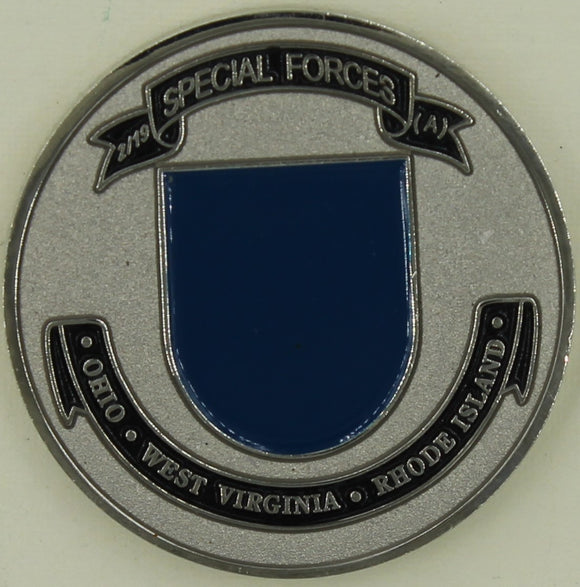 19th Special Forces Group Airborne 2nd Battalion Alpha Company Army Challenge Coin