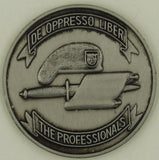 5th Special Forces Group Airborne Antique Silver Finish 1985 Army Challenge Coin