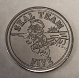 SEAL Team 5 / Five 1-Troop Viking Navy Challenge Coin