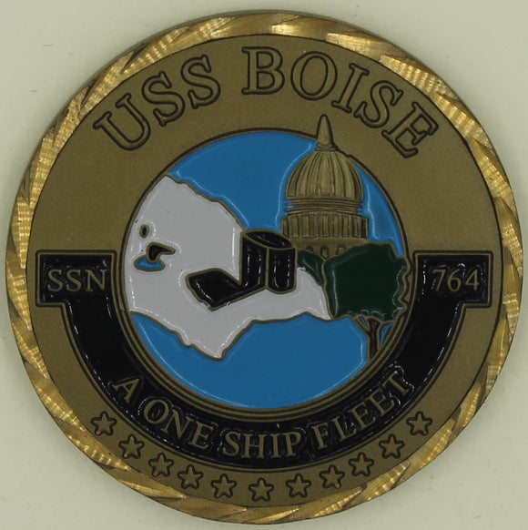 USS Boise Sub/Submarine SSN-764 Navy Challenge Coin