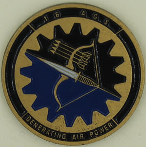 16th Air Generation Sq Special Operations Gunships Air Force Challenge Coin