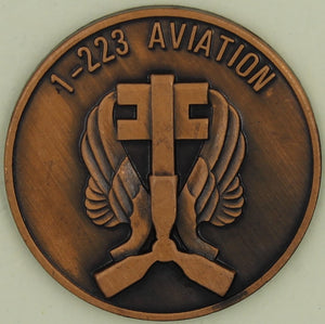 223rd Aviation 1st Battalion Army Challenge Coin