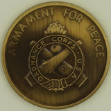 Ordnance Corps Armament For Peace Army Challenge Coin