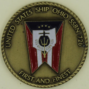 USS Ohio Sub/Submarine SSBN-726 Army Challenge Coin