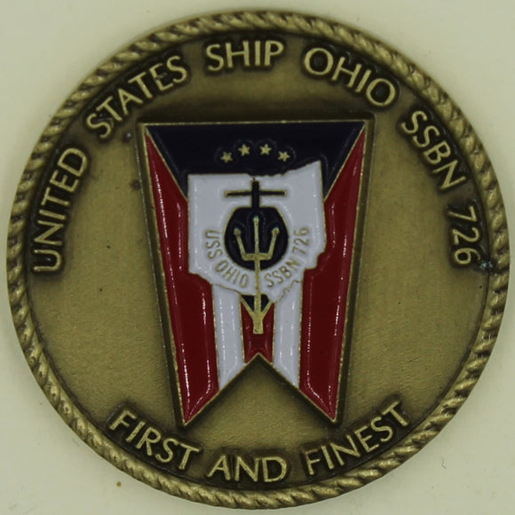 USS Ohio Sub/Submarine SSBN-726 Army Challenge Coin