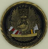 USS Bunker Hill CG-52 Chiefs Mess Navy Challenge Coin