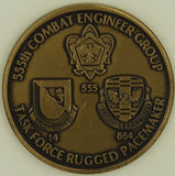 555th Combat Engineer Group Army Challenge Coin