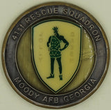 41st Rescue Squadron Moody AFB, GA Pararescue/PJ Air Force Challenge Coin