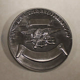 Naval Special Warfare SEAL Team Three / 3 Black Nickel LLTB Challenge Coin