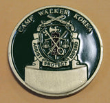 Military Police MP Camp Walker Korea Army Challenge Coin