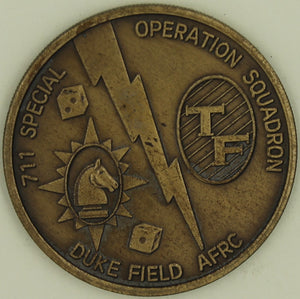 711th Special Operations Sq Duke Field Florida Air Force Challenge Coin