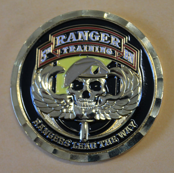 5th Ranger Battalion Not For the Weak Camp Merril Army Challenge Coin