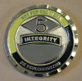 5th Ranger Battalion Not For the Weak Camp Merril Army Challenge Coin