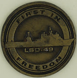 USS Harpers Ferry LSD-49 First In Freedom Navy Challenge Coin