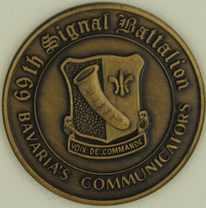69th Signal Battalion Bavaria's Communications Army Challenge Coin