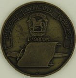 1st Special Operations Command 1st SOCOM Army Challenge Coin