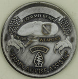 11th Special Forces Group Airborne ser#0009 Train Advise Assist Army Challenge Coin