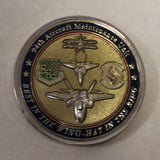 94th Fighter Squadron 94th Aircraft Maintenance Unit AMU Hat in the Ring F-15 / F-22 Air Force Challenge Coin