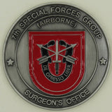 7th Special Forces Group Airborne Surgeon's Office Army Challenge Coin