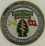 Army Special Forces Command Airborne 2-Star General Army Challenge Coin