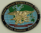 Naval Special Warfare Group 3/Three SEAL Delivery Clandestine Undersea Access Navy Challenge Coin