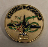 1st Reconnaissance Squadron U2 Black Lady Spy Plane CIA Serial #194 Air Force Challenge Coin